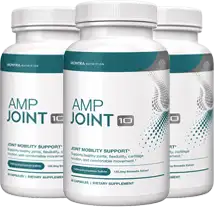AMP Joint 10 daily joint support supplement bottles